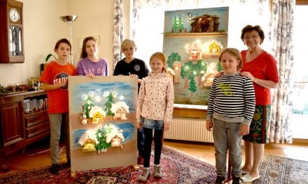 Kin­der gestal­ten Ort als Adventskalender