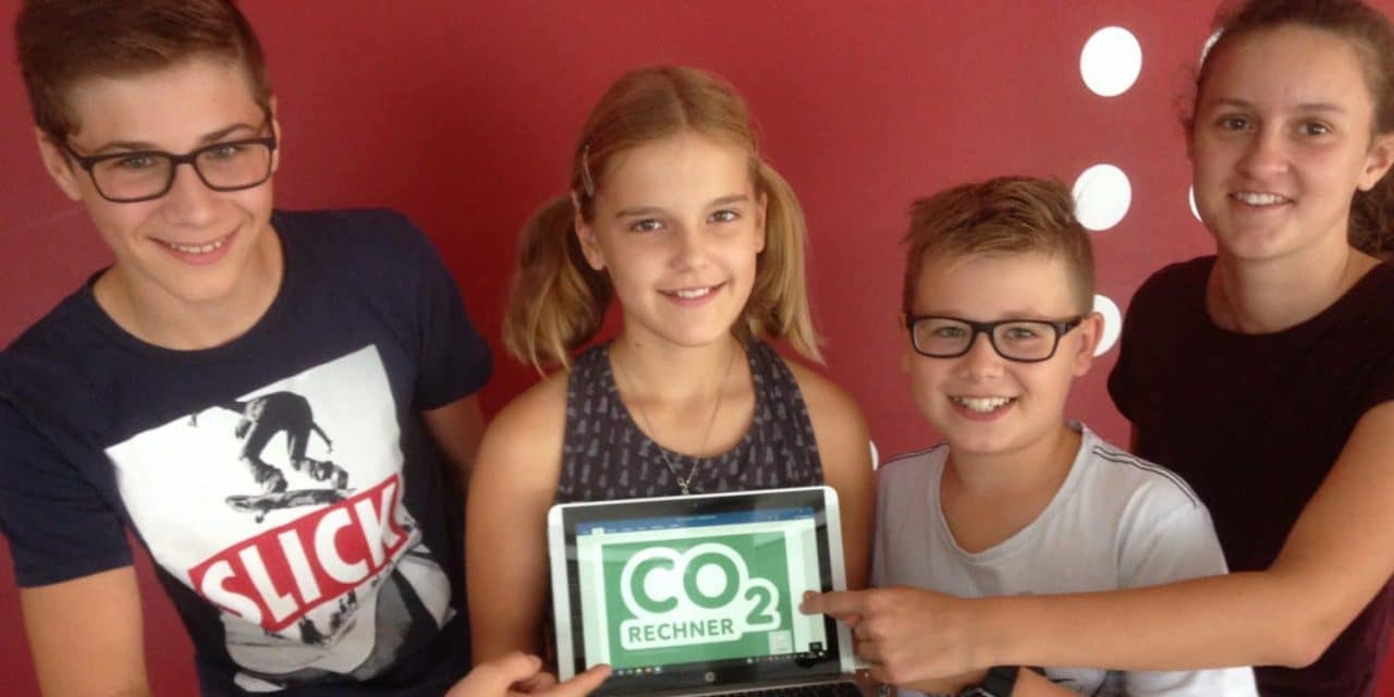 Scheib­ling­kirch­ner Schü­ler als Klimaforscher