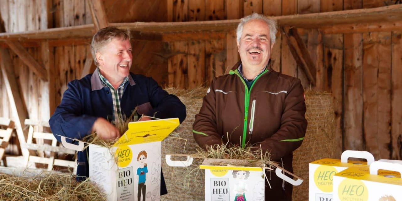 Bio-Heu für Meer­schwein­chen und Co.