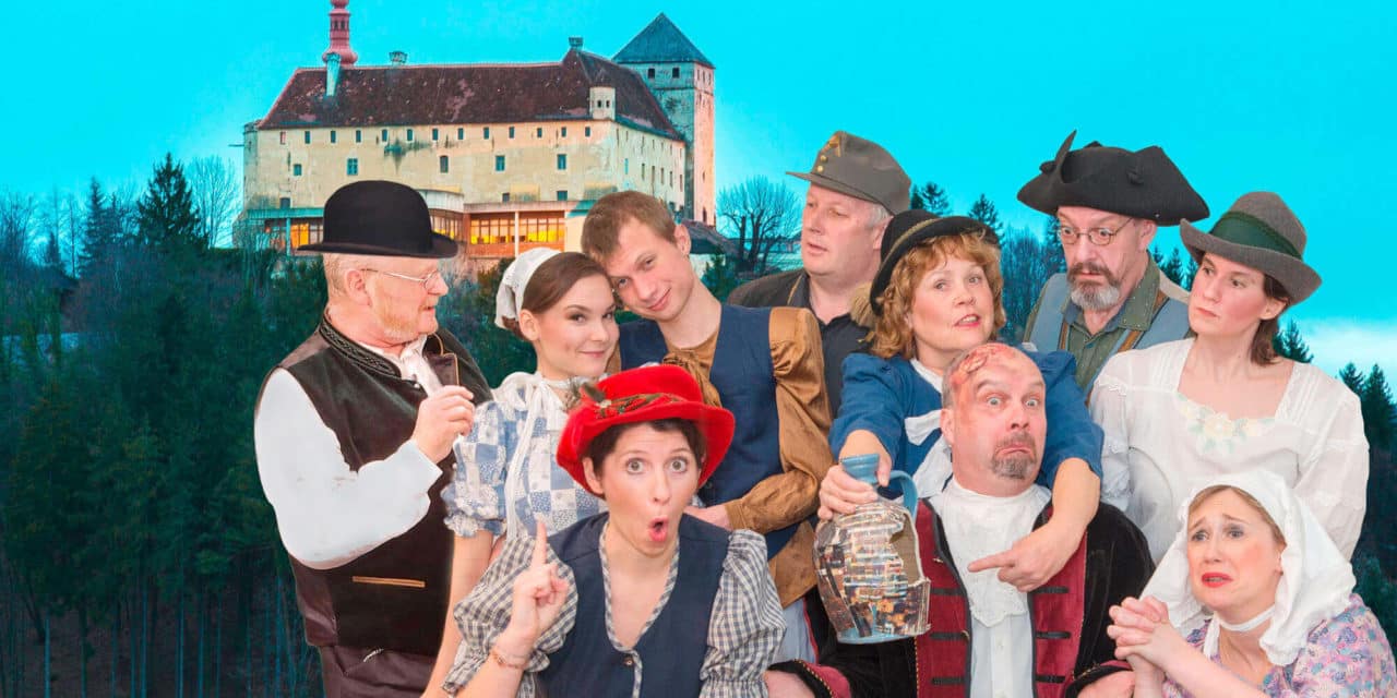 Zer­bro­che­ner Krug im Schloss