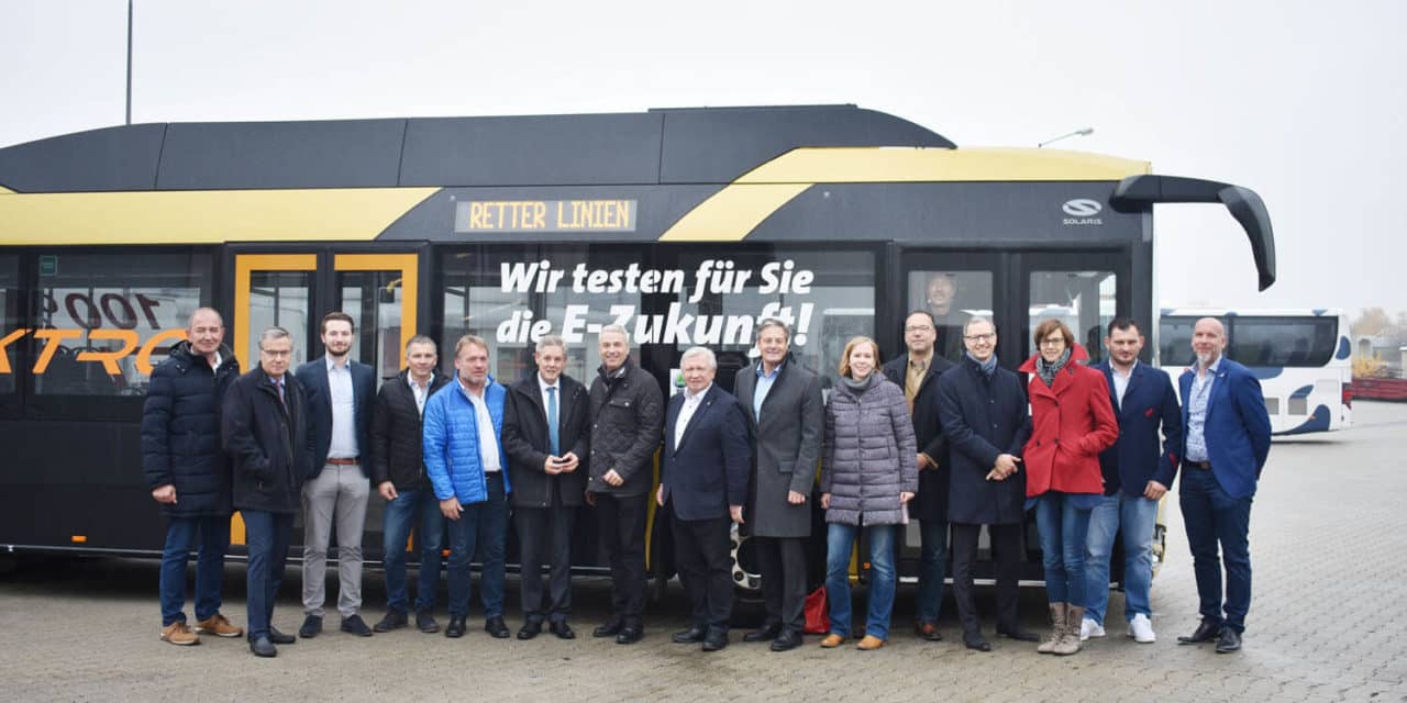 Elek­tro­bus-Test im Bezirk Neunkirchen
