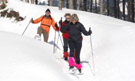 Aus­flugs­tipp am Kampstein: Schneeschuhwandern