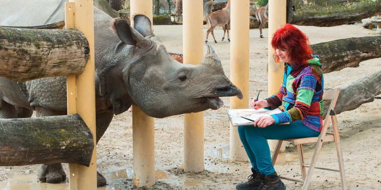 Der Zoo ist ihr schönstes Atelier