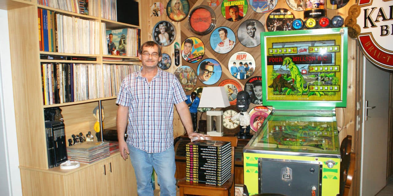 Leo­pold Wis­ter­may­er  sam­melt Schallplatten