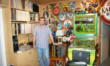 Leopold Wis­ter­may­er  sam­melt Schallplatten