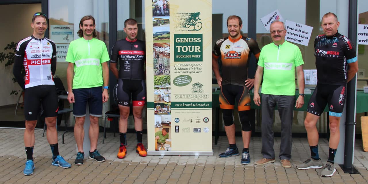 Unter­wegs zu  “Race Around Aus­tria” mit dem Team der Bike­re­gi­on Buck­li­ge Welt