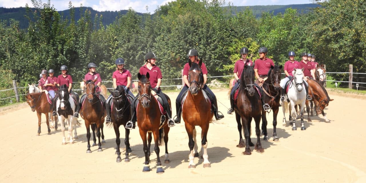 Die Reiterfamilie von „Willis Ranch“