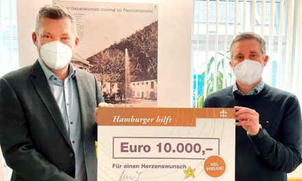 Fir­ma Ham­bur­ger erfüllt Herzenswunsch
