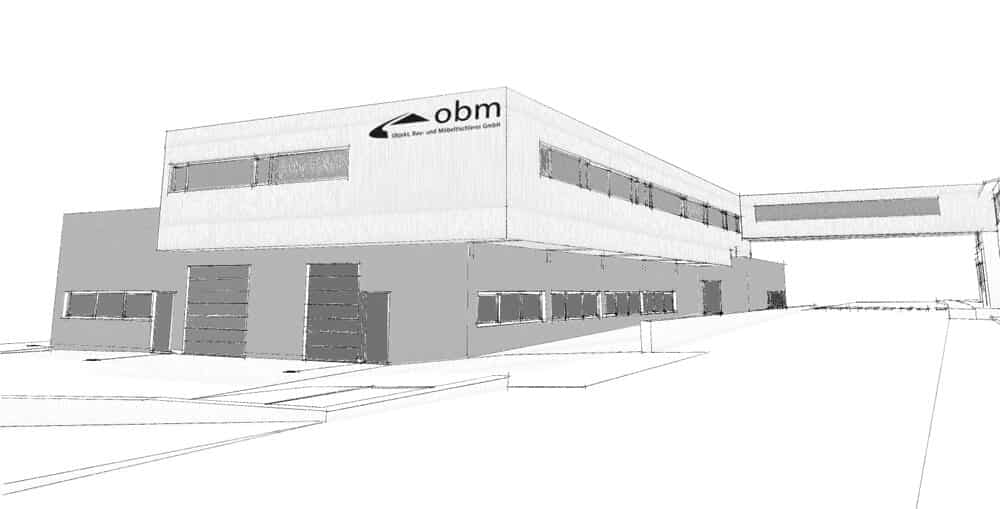 Betriebs­er­wei­te­rung und Moder­ni­sie­rung – OBM OBJEKT, BAU- UND MÖBEL­TISCH­LE­REI GMBH