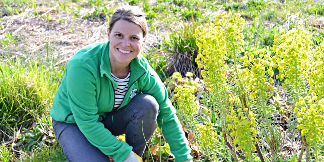 „Natur im Gar­ten“ als Arbeitsplatz