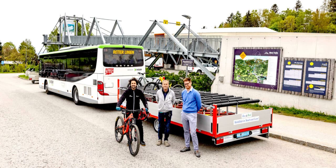 Mit Bus und Rad zu den Wexl Trails