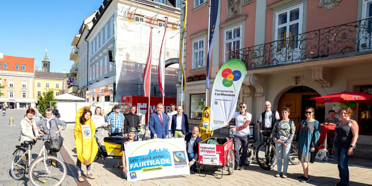 Fair-Bike-Tour durch die Fairtrade-Gemeinden