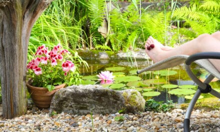 Urlaub im eige­nen Garten