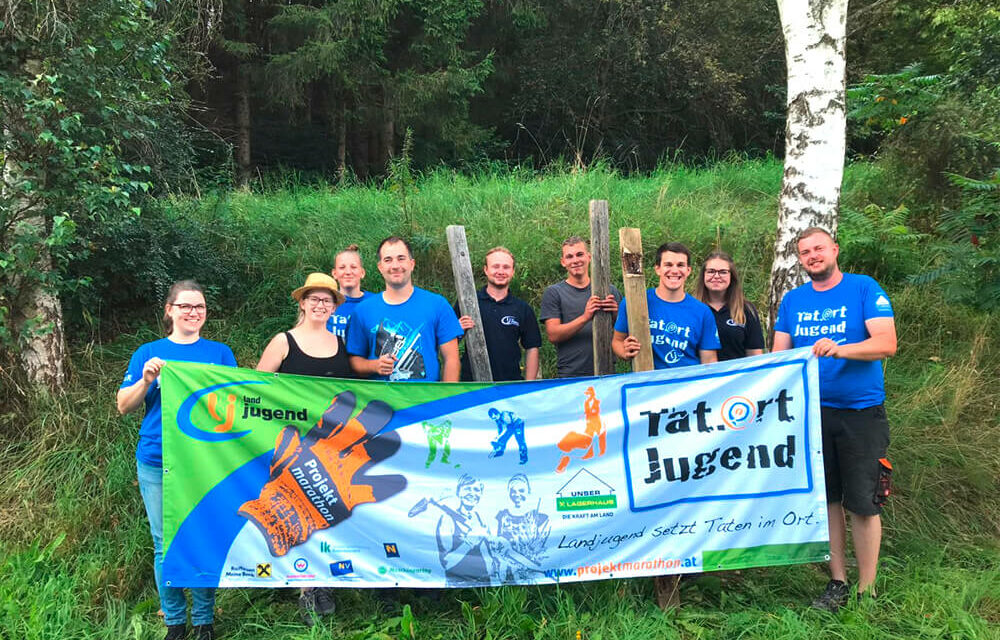 Pro­jekt­ma­ra­thon: Land­ju­gend im Einsatz