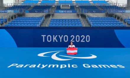 Schieds­rich­te­rin bei Paralympics