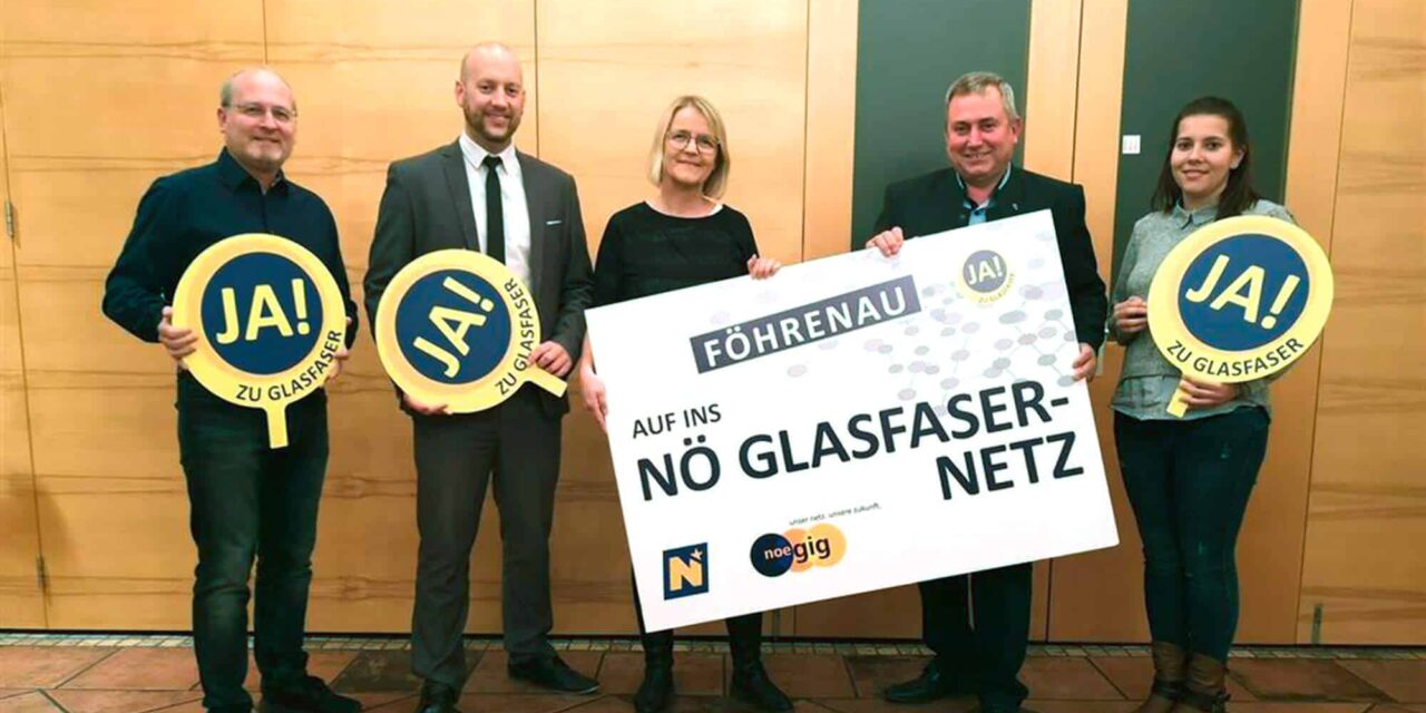 Am Weg zum schnel­len Internet