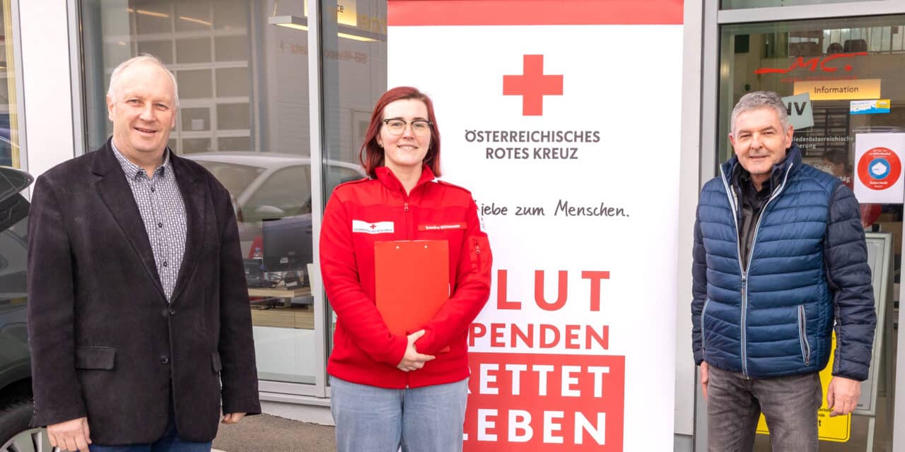 Neuer Rekord beim Blutspenden im Autohaus