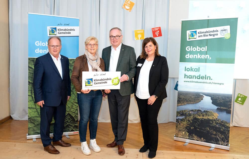 Seebenstein feiert 20 Jahre Klimabündnis