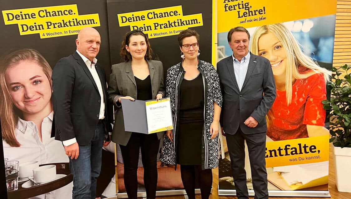 Lehr­lin­ge auf Tour: Han­nah bei Let’s Walz