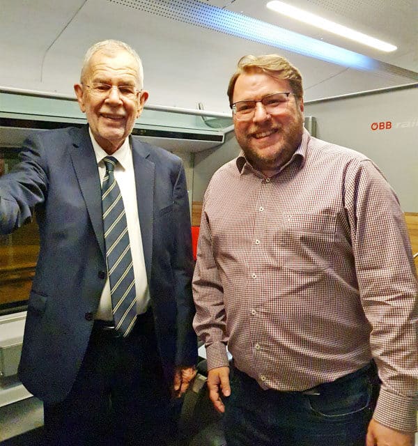 Im Kli­ma-Gespräch mit dem Präsidenten