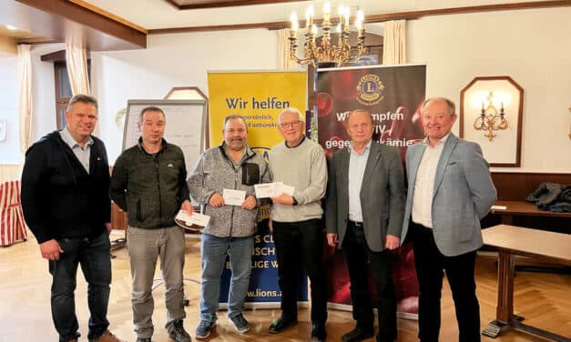Die Lions schnaps­ten für den guten Zweck