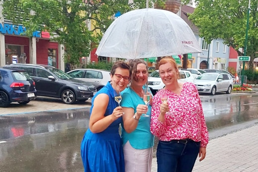 Kun­den­par­ty in Kirch­schlag bei bes­ter Stimmung