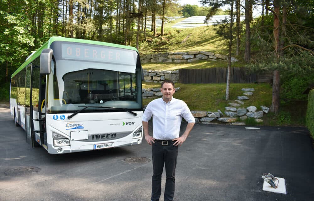 Ober­ger: E‑Bus-Vor­zei­ge­pro­jekt aus Bromberg