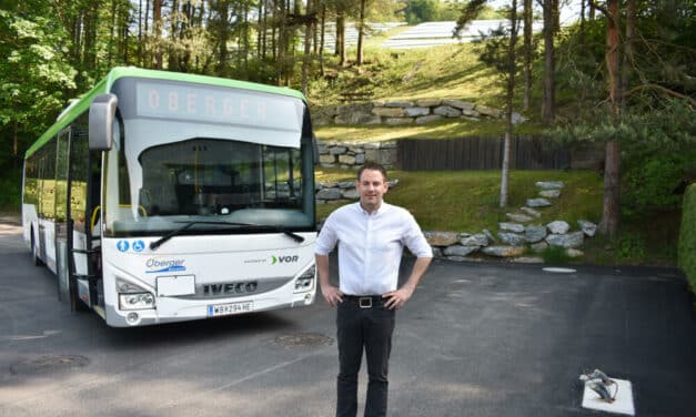 Ober­ger: E‑Bus-Vor­zei­ge­pro­jekt aus Bromberg