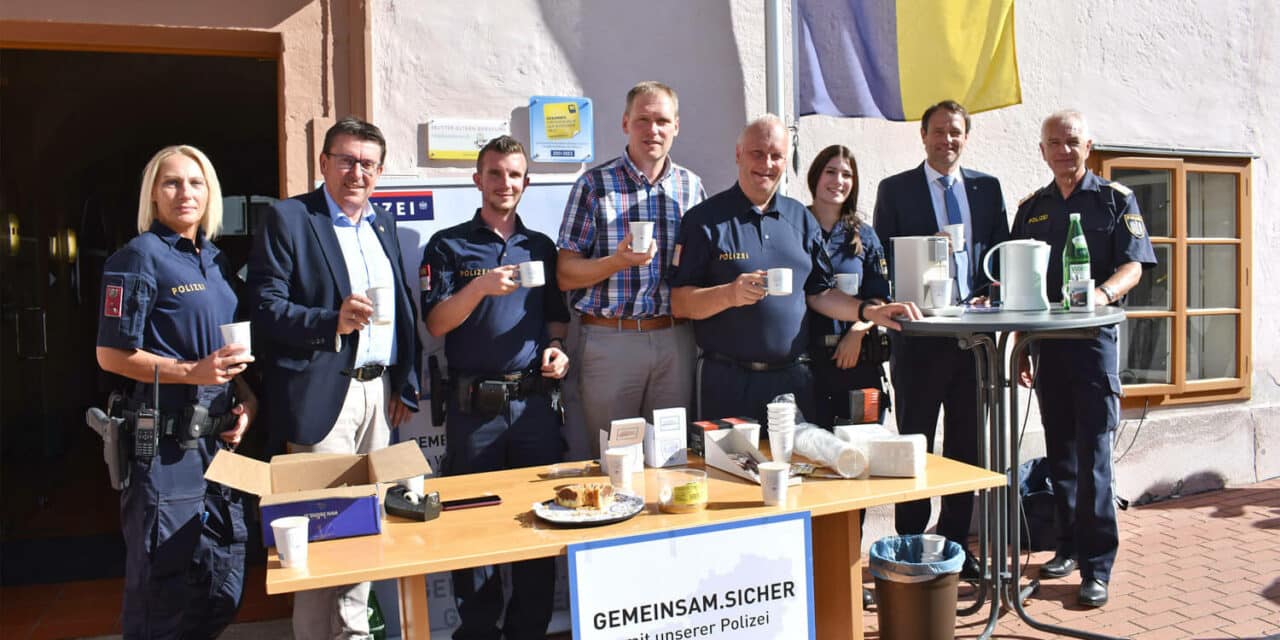 Aktionstag: Auf einen Kaffee mit der Polizei