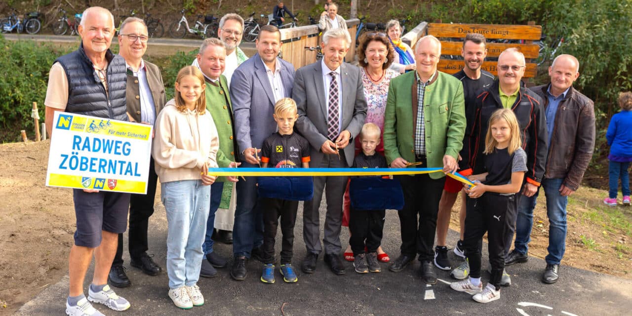 Zöberntalradweg ist eröffnet