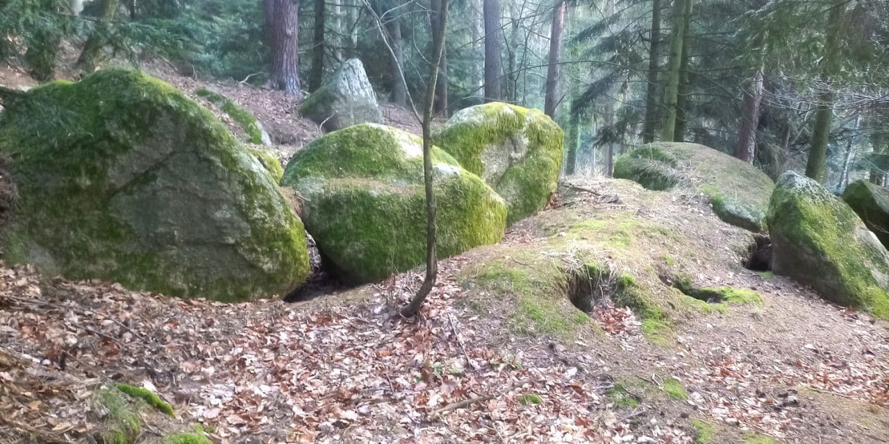 „Wackelsteine“, die eigentlich Findlingeaus der Eiszeit sind