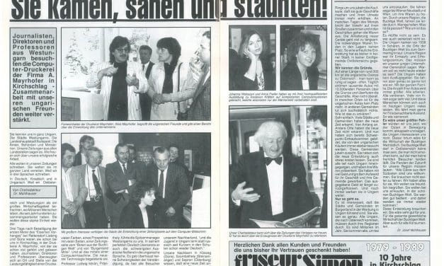 Zeitreise 40 Jahre „Bote“: Vier Jahrzehnte Entwicklung einer Region